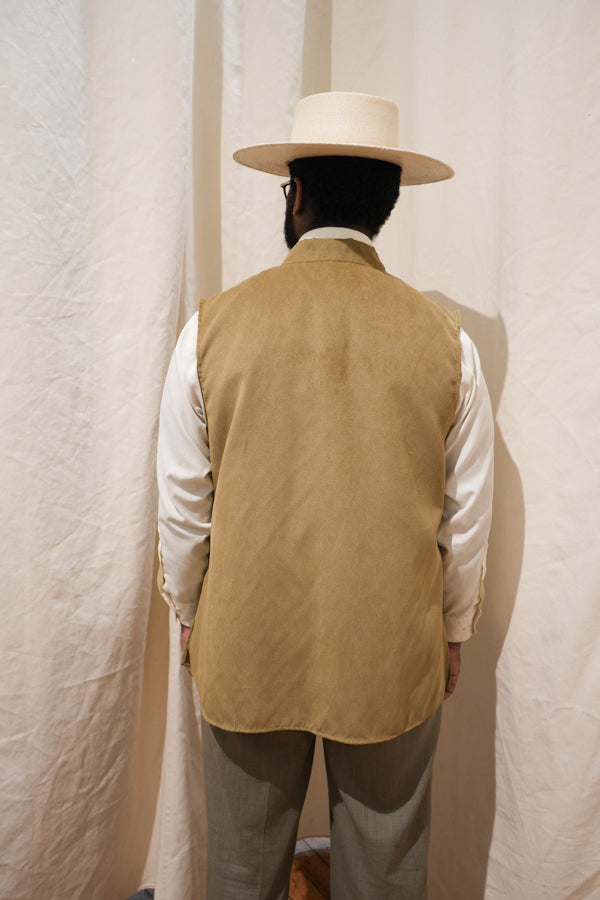 Smock Vest - Tan Corduroy