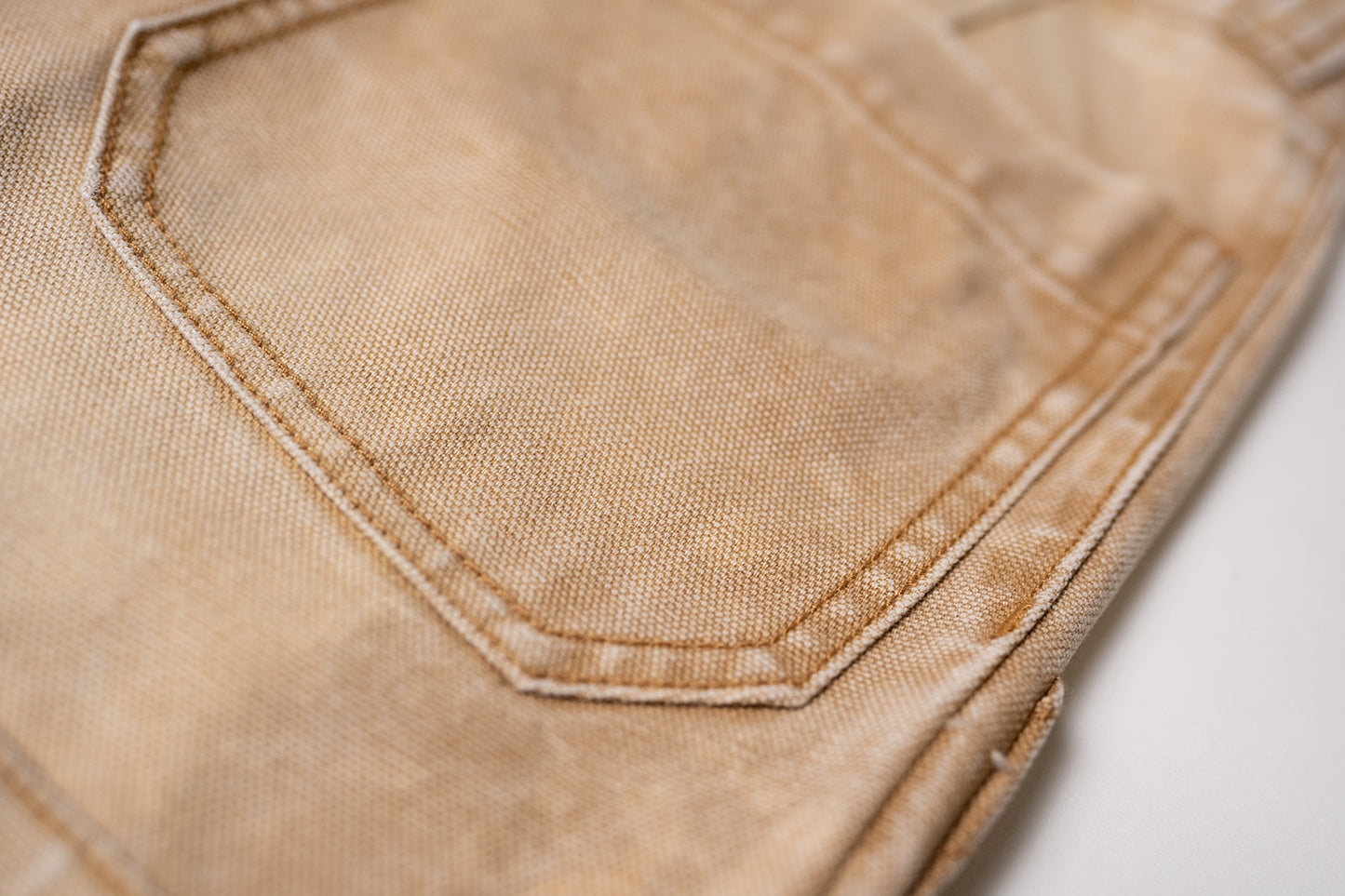 Washed Cotton Workwear Pants