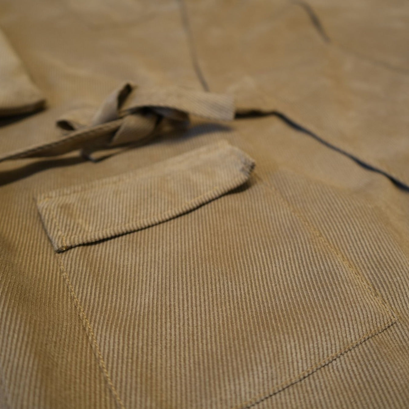 Kimono Sleeved Smock - Brown Corduroy