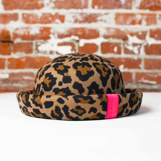 The Major - Leopard & Magenta Webbing