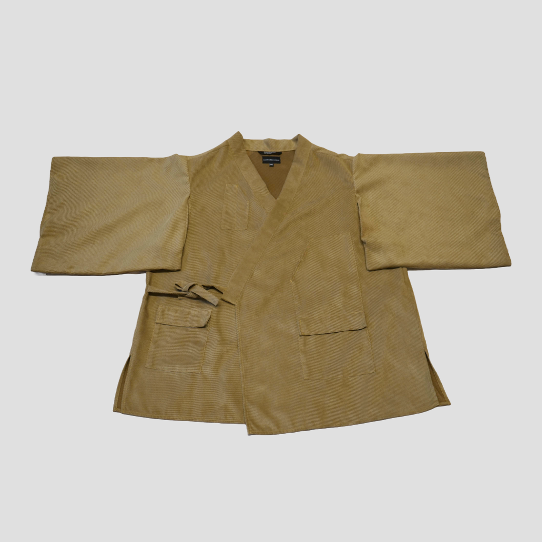 Kimono Sleeved Smock - Brown Corduroy