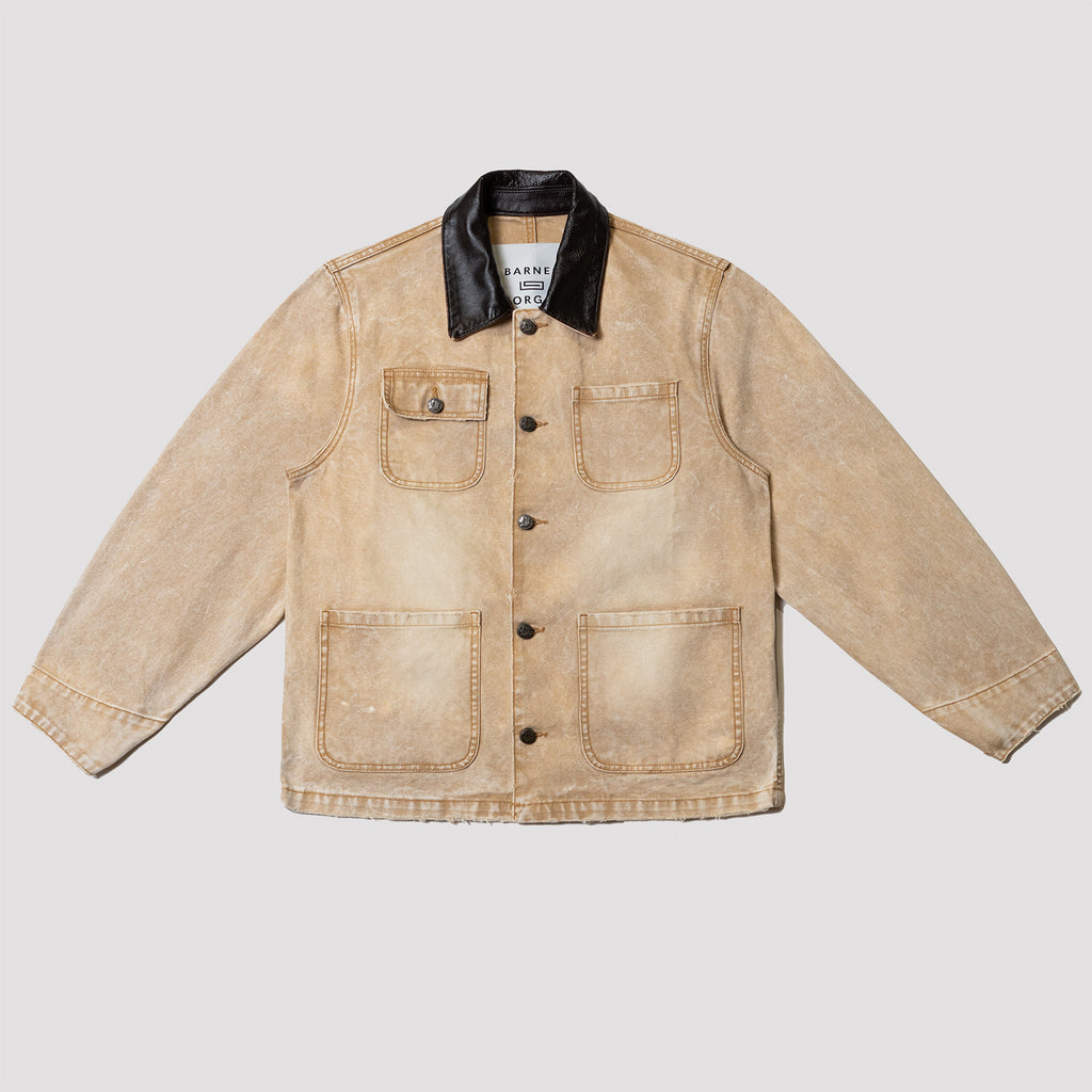 Washed Cotton Workwear Jacket