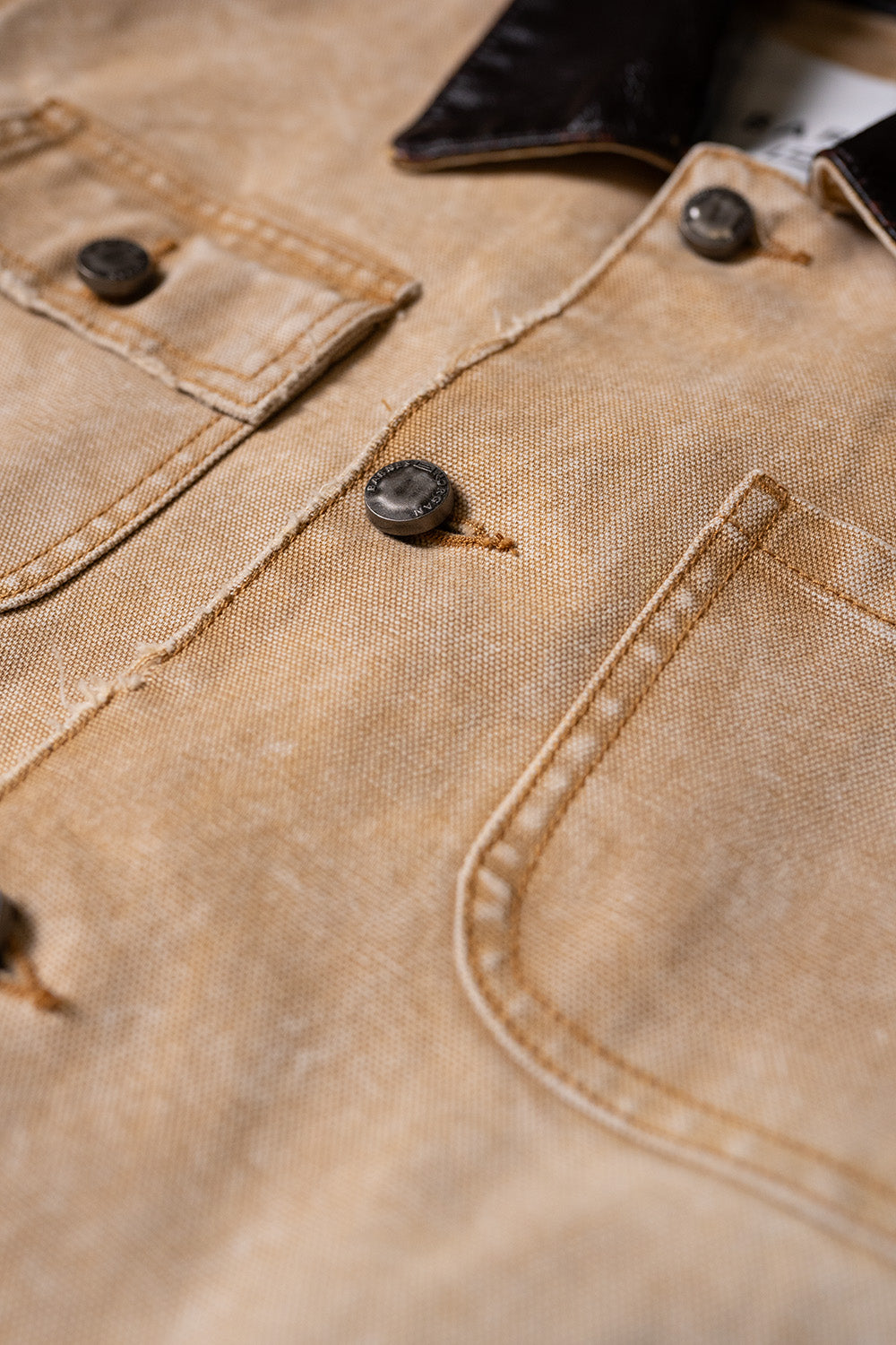 Washed Cotton Workwear Jacket