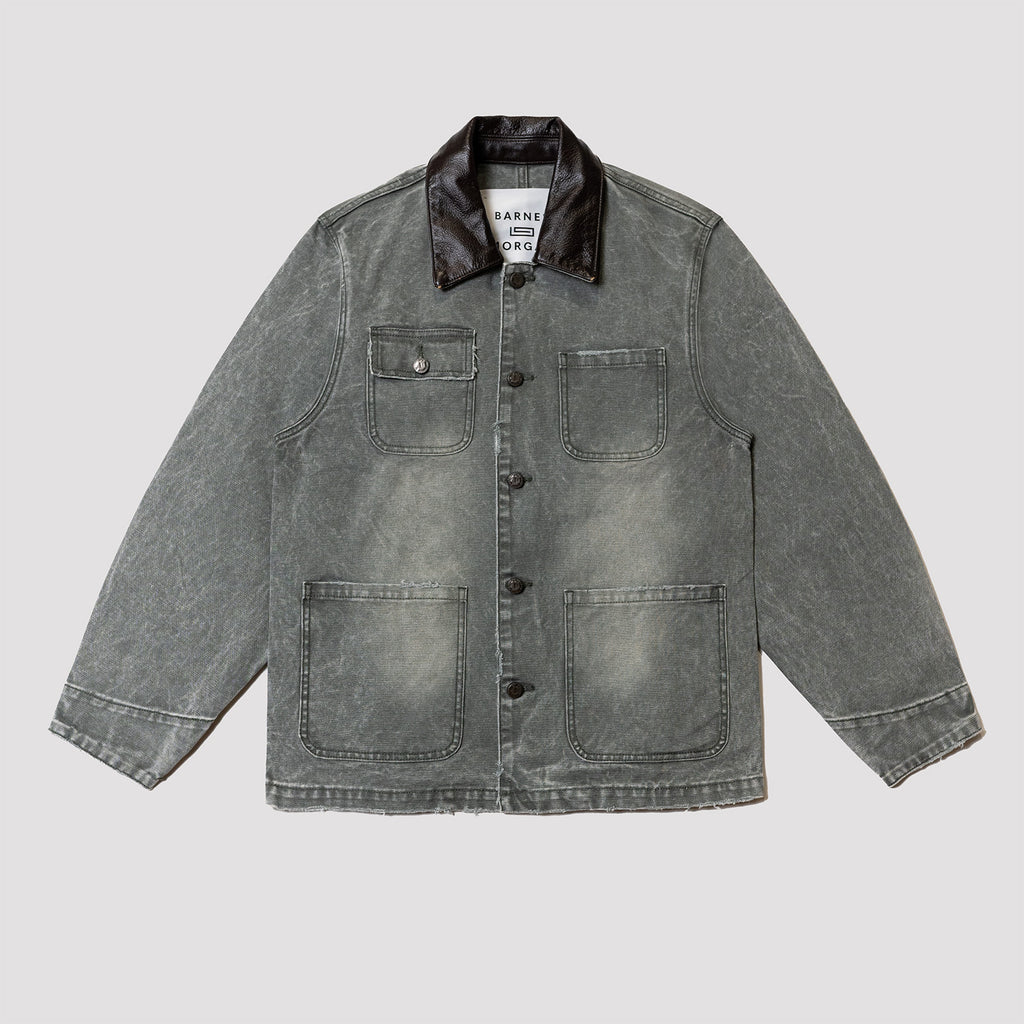 Washed Cotton Workwear Jacket