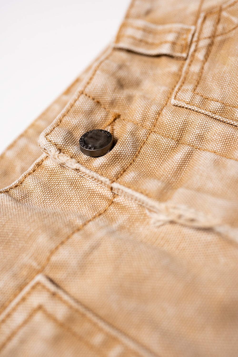 Washed Cotton Workwear Pants