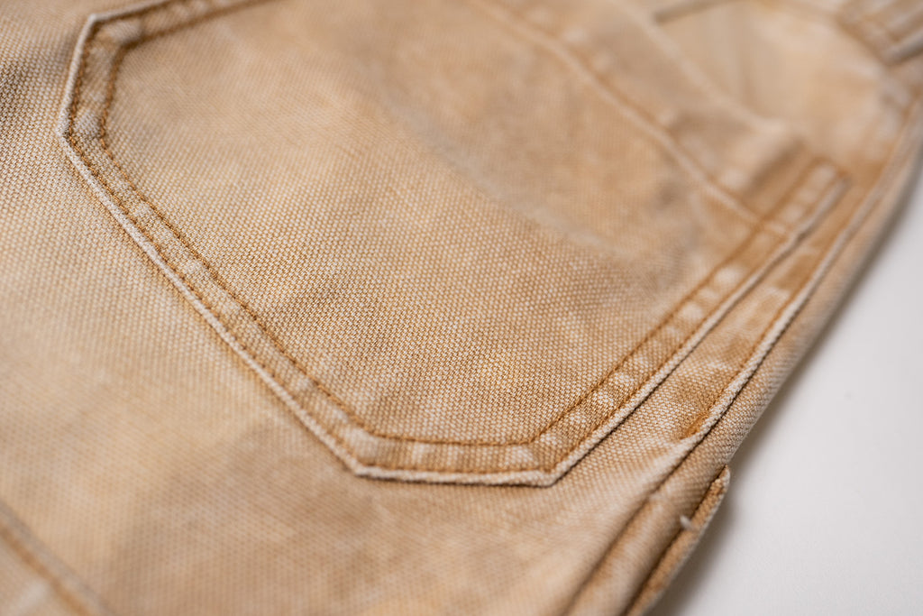 Washed Cotton Workwear Pants