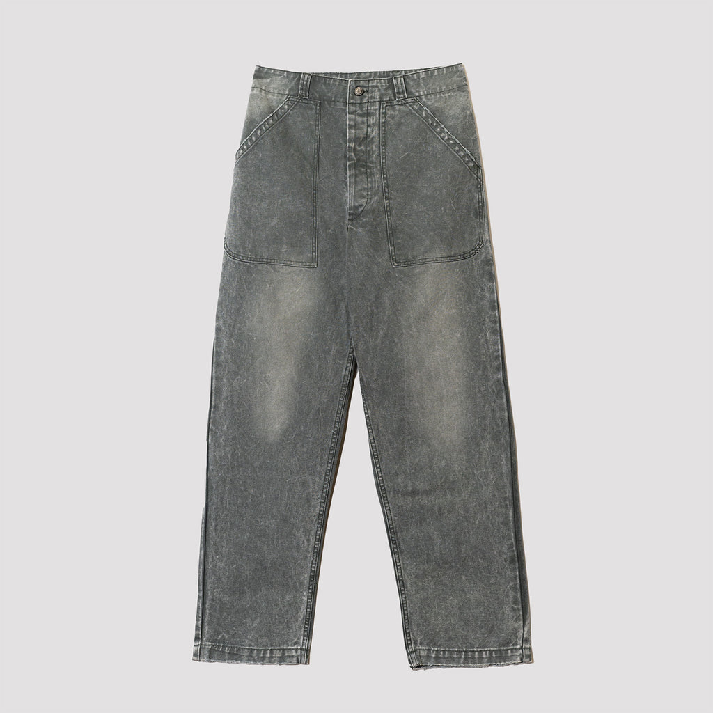 Washed Cotton Workwear Pants