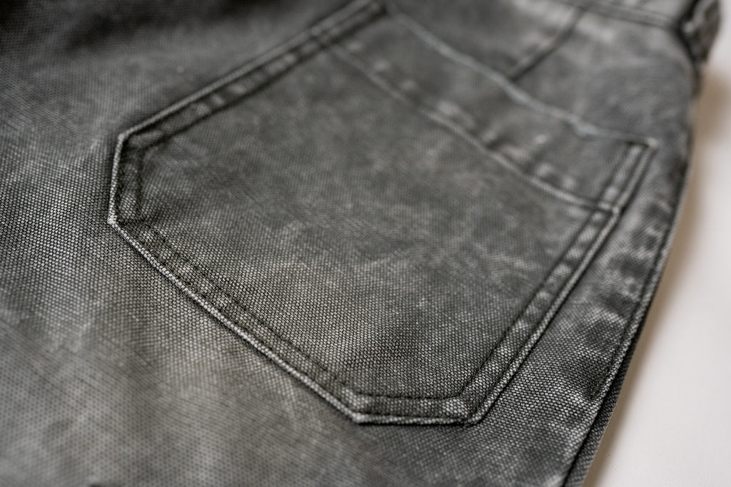 Washed Cotton Workwear Pants