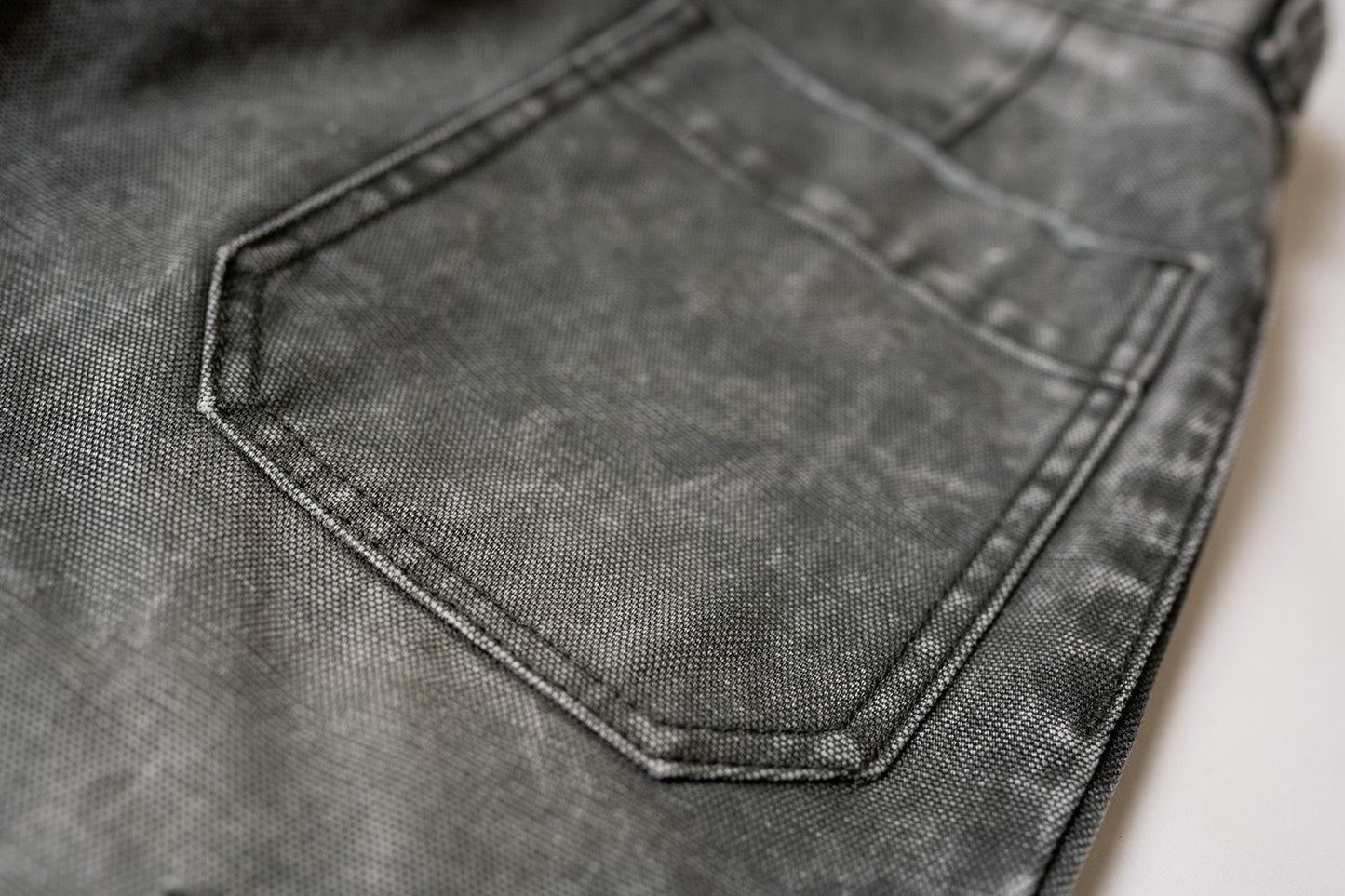 Washed Cotton Workwear Pants